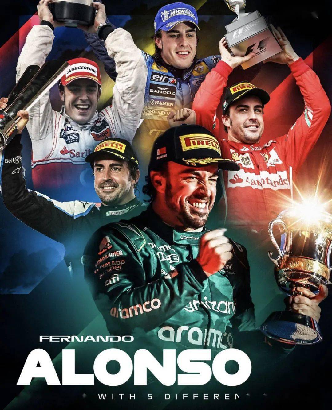 索伯车队力克红牛二队,阿隆索高光表现 索伯车队力克红牛二队,阿隆索高光表现